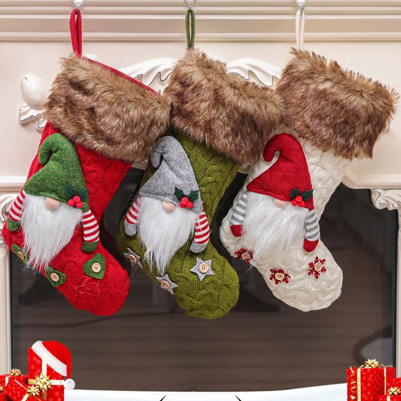 2020 Christmas Stocking with Hanging Rope for Xmas Christmas Gift Socks Tree Ornament Decorations Hanging Gifts
2020 Christmas Stocking with Hanging Rope for Xmas Christmas Gift Socks Tree Ornament Decorations Hanging Gifts