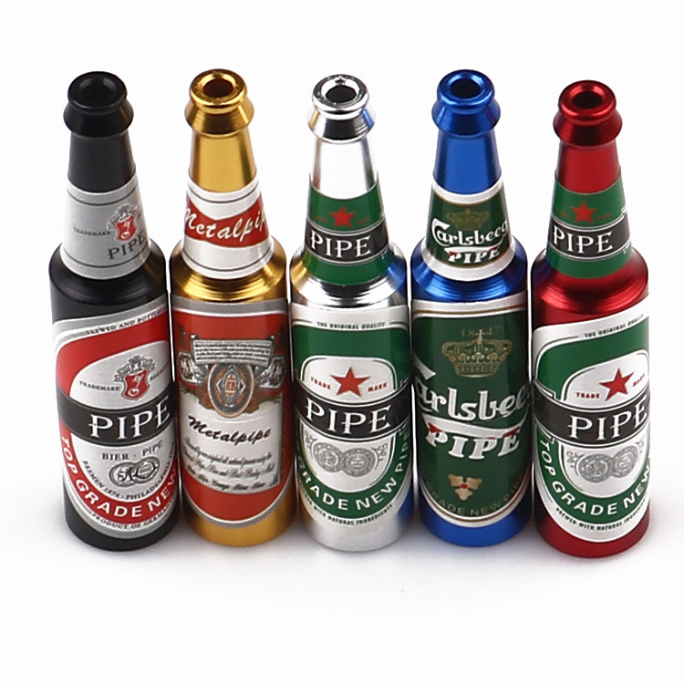 68mm Mini Beer Bottle Pattern Metal Smoking Pipes Portable Creative Smoking Herb Tobacco Pipe Cigarette Holder
68mm Mini Beer Bottle Pattern Metal Smoking Pipes Portable Creative Smoking Herb Tobacco Pipe Cigarette Holder
