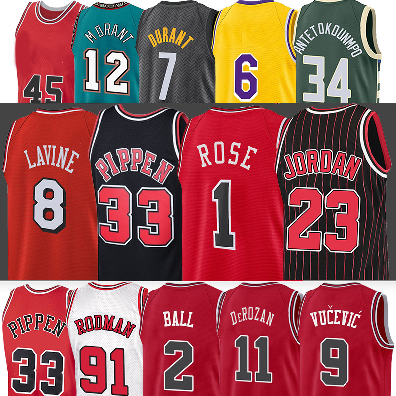 23 MJ Basketball Jerseys Scottie 33 Pippen Dennis Rodman DeMar 11 DeRozan Lonzo Chicago''Bulls''2 Giannis Ball Antetokounmpo Zach 8 LaVine, Men
23 MJ Basketball Jerseys Scottie 33 Pippen Dennis Rodman DeMar 11 DeRozan Lonzo Chicago''Bulls''2 Giannis Ball Antetokounmpo Zach 8 LaVine, Men