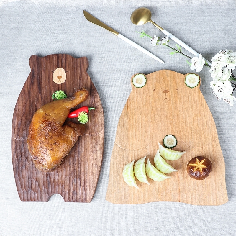 2021 New Bear Shape Cutting Black Walnut Bread Sushi Plate Rubber Wood Tray Pizza Board Chopping Blocks 0zwi
2021 New Bear Shape Cutting Black Walnut Bread Sushi Plate Rubber Wood Tray Pizza Board Chopping Blocks 0zwi