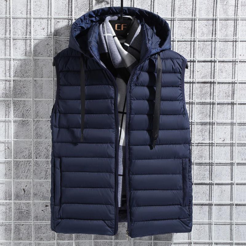 2020 New Hooded Thicken Vest Men Winter Hat Detachable Warm cotton-padded Hooded Solid Color Casual waistcoat Plus Size 4XL, Black
2020 New Hooded Thicken Vest Men Winter Hat Detachable Warm cotton-padded Hooded Solid Color Casual waistcoat Plus Size 4XL, Black
