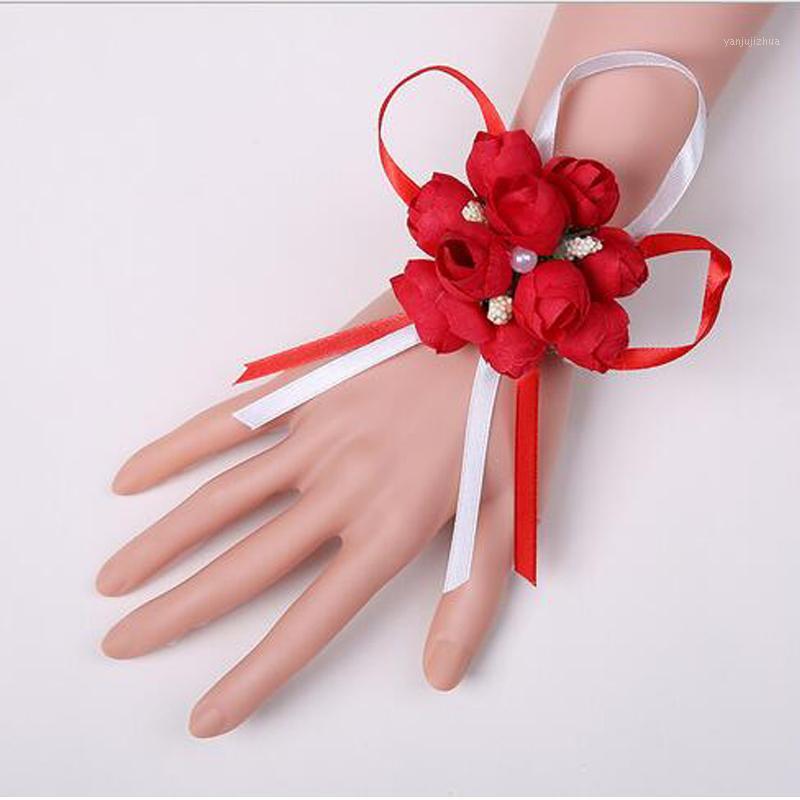10 Pcs\lot DIY Korean Style Fashion Wedding Wrist Flowers Rose Artificial Hand Flowers For Wedding Party Decoration G-111, Beige
10 Pcs\lot DIY Korean Style Fashion Wedding Wrist Flowers Rose Artificial Hand Flowers For Wedding Party Decoration G-111, Beige
