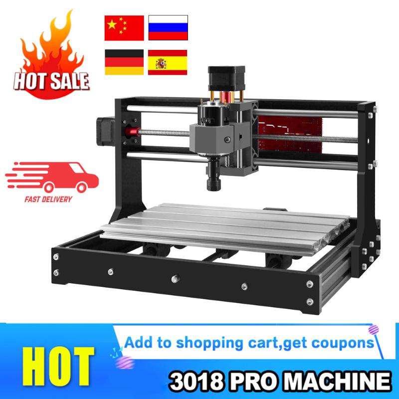 Printers Twotrees 3018 PRO CNC Laser Engraver Multi-function Router Machine GRBL DIY For Plastic Acrylic Wood PCB
Printers Twotrees 3018 PRO CNC Laser Engraver Multi-function Router Machine GRBL DIY For Plastic Acrylic Wood PCB