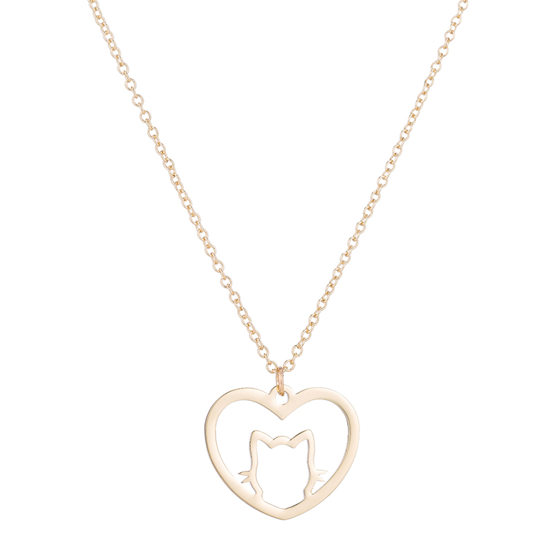 necklaces womens stainless steel gold steel pink heart cat couple pendants heart woman accessories fashion jewelry on the neck
necklaces womens stainless steel gold steel pink heart cat couple pendants heart woman accessories fashion jewelry on the neck