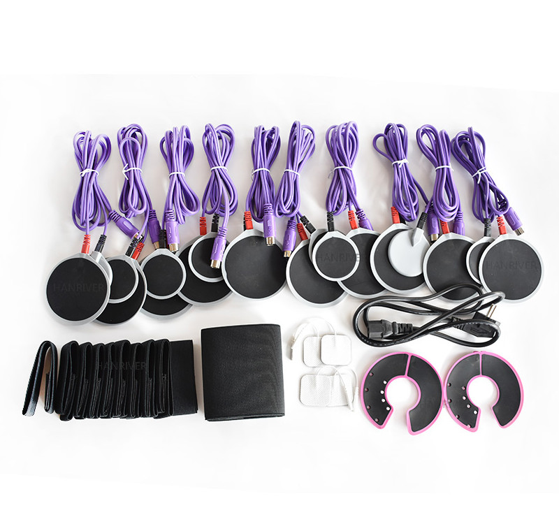 EMS training suit portable electronic home use body slimming Stimulator Toning Fitness Muscle microcurrent stimulation massage lymphatic drainage mach