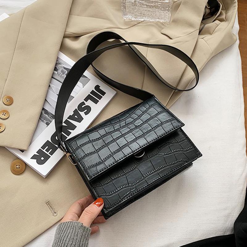 Crocodile Pattern Small Shoulder Bags For Women 2021 PU Leather Underarm Bags Elegant Female Mini Square Handbags Bolsa Feminina
Crocodile Pattern Small Shoulder Bags For Women 2021 PU Leather Underarm Bags Elegant Female Mini Square Handbags Bolsa Feminina