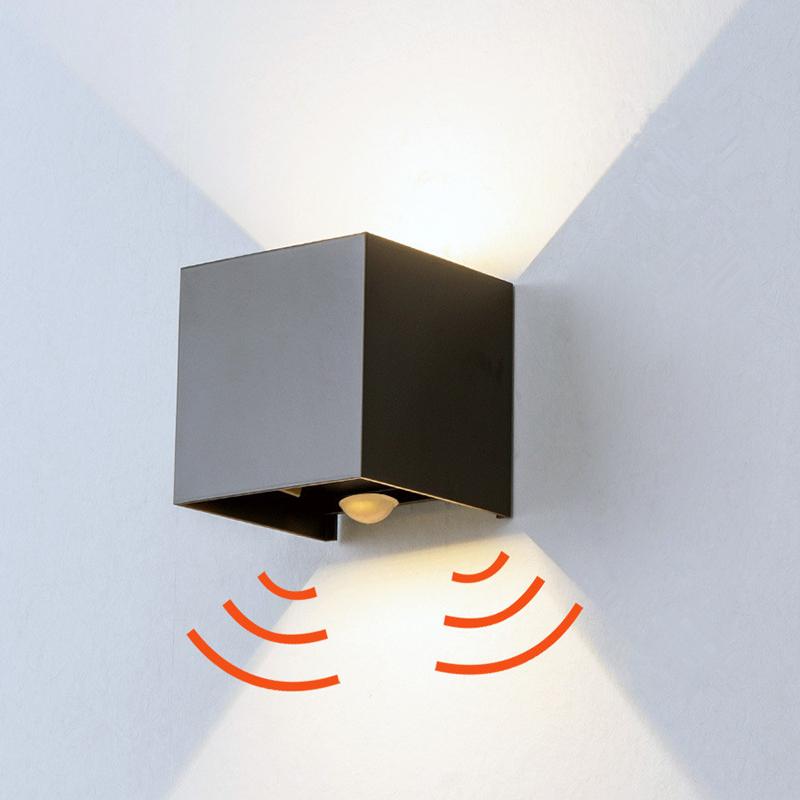 Indoor Outdoor Radar Motion Sensor LED Wall Light Square Aluminum Adjustable Angle Wall Lamp for Bedroom and Living Room Porch
Indoor Outdoor Radar Motion Sensor LED Wall Light Square Aluminum Adjustable Angle Wall Lamp for Bedroom and Living Room Porch