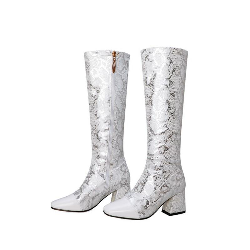 BLXQPYT New Winter Autumn women Boots 2020 Big Size 32-48 Knee High Boots Zip High Heels Platform Quality shoes woman H2, Silver
BLXQPYT New Winter Autumn women Boots 2020 Big Size 32-48 Knee High Boots Zip High Heels Platform Quality shoes woman H2, Silver