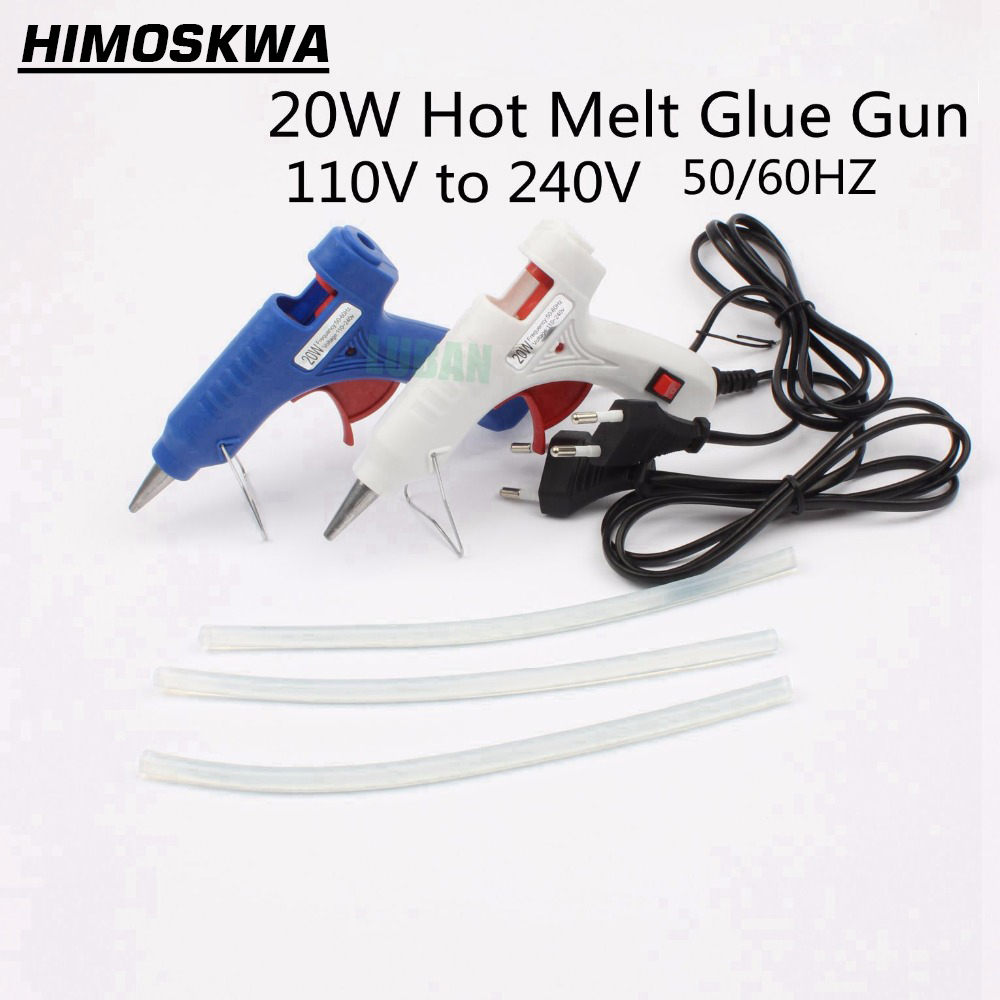 Free shipping 20W EU/US Plug Hot Melt Glue Gun with 3pc 20cm Industrial Thermo Heat Temperature Tool Blue white
Free shipping 20W EU/US Plug Hot Melt Glue Gun with 3pc 20cm Industrial Thermo Heat Temperature Tool Blue white