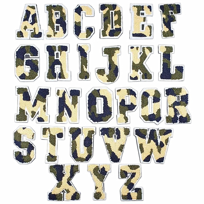 Sewing Notions Camouflage Towel Patches Sewing Or Iron On Alphabet Letter For Cloth Embroidery Appliques Clothing Garment Accessories
Sewing Notions Camouflage Towel Patches Sewing Or Iron On Alphabet Letter For Cloth Embroidery Appliques Clothing Garment Accessories