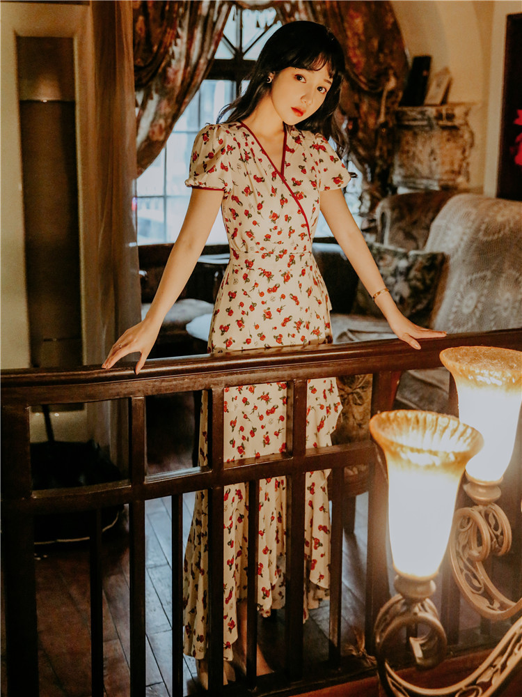 2021 Summer Stamped Dress Long Woman Party Adjustment and Flare Dressed at Night Odje, Blue
2021 Summer Stamped Dress Long Woman Party Adjustment and Flare Dressed at Night Odje, Blue