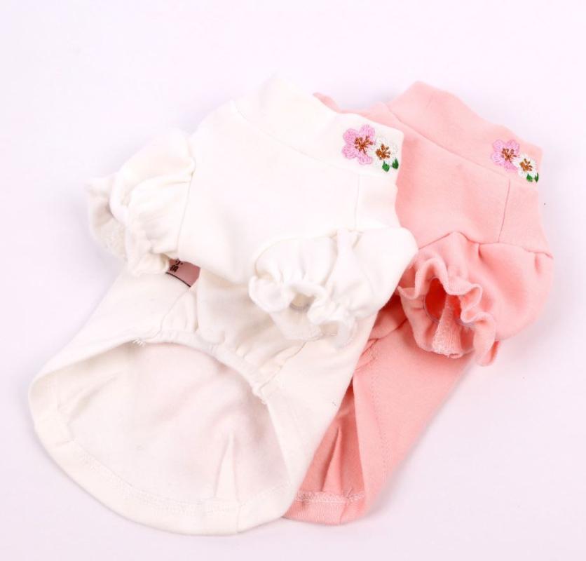 New Dog Cat Dress Shirt Pet Puppy Floral Spring/Aurumn Bottoming shirt Clothes Apparel 5 Sizes 2 Colours, White
New Dog Cat Dress Shirt Pet Puppy Floral Spring/Aurumn Bottoming shirt Clothes Apparel 5 Sizes 2 Colours, White