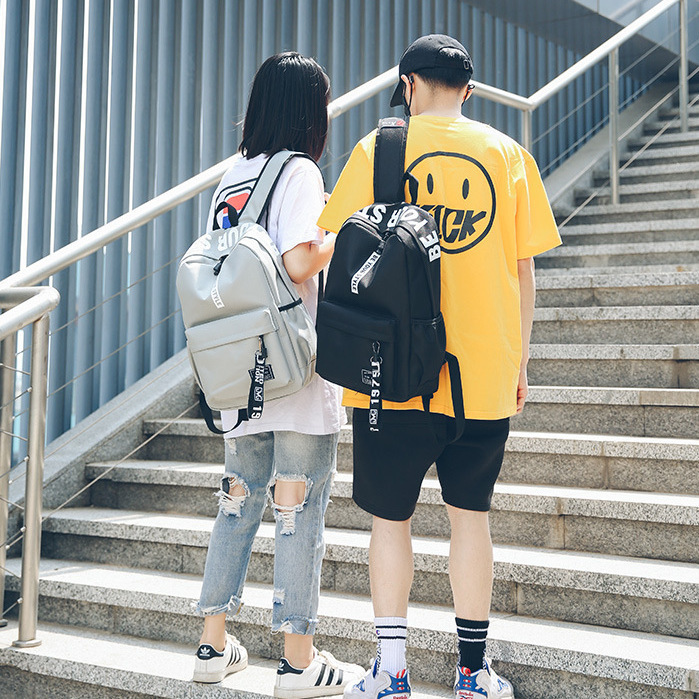 school bags for teenage girls Student BagPack Black Teens Men Women Backpack Schoolbag Female back pack LJ201029