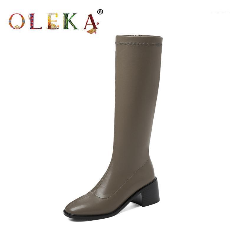 OLEKA Knee-high Winter Fur Boots Square Heel Totem Round Toe Ladies Boots Mature Style Basic New AS4981, Black
OLEKA Knee-high Winter Fur Boots Square Heel Totem Round Toe Ladies Boots Mature Style Basic New AS4981, Black