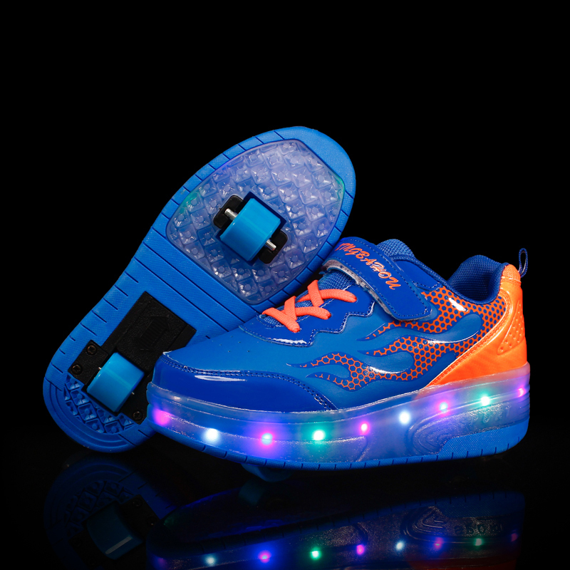 Wheels Pink Blue Red Luminous Sneakers Light Two Roller Skate for Children Kids Led Boys Girls Shoes Unisex, Fluorescent yellow
Wheels Pink Blue Red Luminous Sneakers Light Two Roller Skate for Children Kids Led Boys Girls Shoes Unisex, Fluorescent yellow