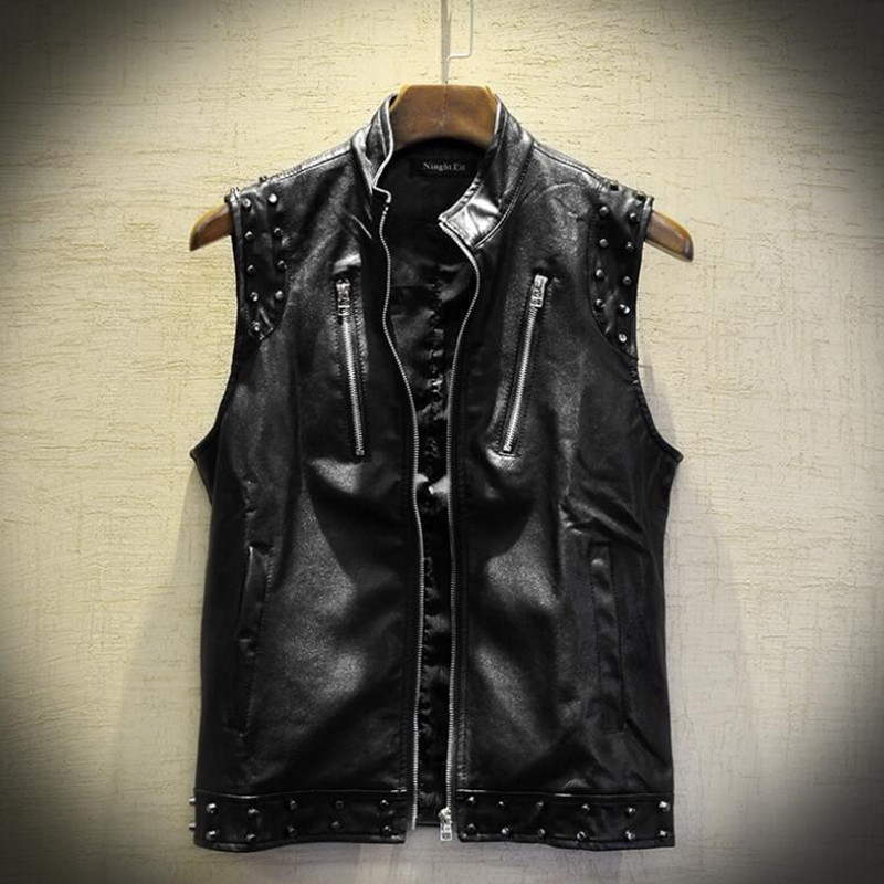 2021 Men's Club Rivet Leather Hip Hop Sleeveless Women's Jacket, Biker Motorcycle Motorcycle, Stage Vest, Dress Fe9z, China size
2021 Men's Club Rivet Leather Hip Hop Sleeveless Women's Jacket, Biker Motorcycle Motorcycle, Stage Vest, Dress Fe9z, China size