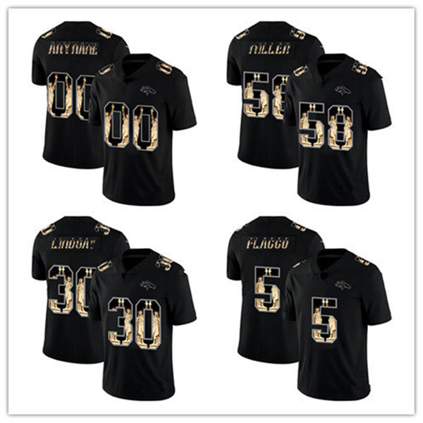 Denver„Broncos„MEN WOMEN YOUTH Phillip Lindsay Von Miller Joe Flacco statue of liberty black football Jersey Denver„Broncos„MEN WOMEN YOUTH Phillip Lindsay Von Miller Joe Flacco statue of liberty black football Jersey