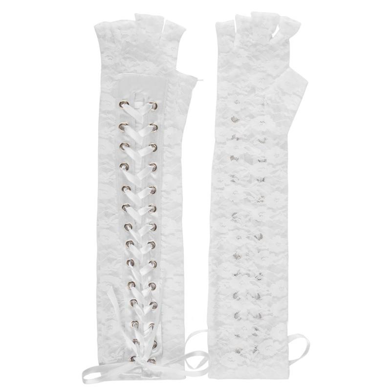 Five Fingers Gloves 1pair Women Fingerless Anti UV Portable Long Elbow Satin Ribbon Lace Up Costume Party Summer Elegant
Five Fingers Gloves 1pair Women Fingerless Anti UV Portable Long Elbow Satin Ribbon Lace Up Costume Party Summer Elegant