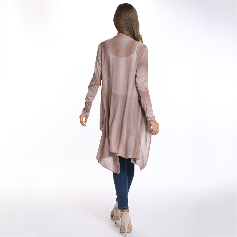 Women long Black Stripe cardigan Elegant Linen fabric Cardigan Sweater coat Spring Bohemia Women's Oversized Sweater Shawl 201031