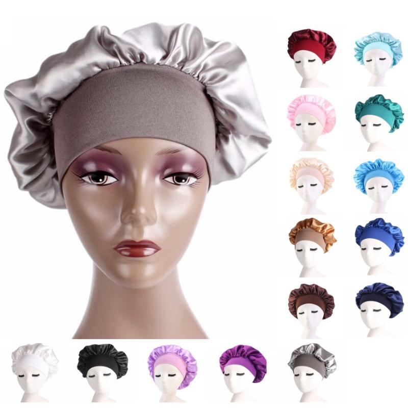 New Women Big Size Beauty Solid Satin Silky Bonnet Sleep Night Cap Head Cover Bonnet Hat For Curly Springy Hair Black -15 Colors, C6-wine red
New Women Big Size Beauty Solid Satin Silky Bonnet Sleep Night Cap Head Cover Bonnet Hat For Curly Springy Hair Black -15 Colors, C6-wine red