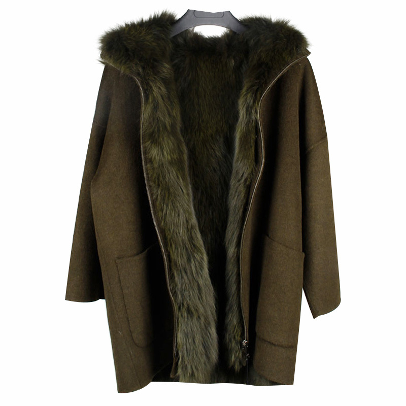 2021 New Deployable Fox Skin Full Wool Lining Double Face Fur Parker Anti-season Coat OM17, Beige
2021 New Deployable Fox Skin Full Wool Lining Double Face Fur Parker Anti-season Coat OM17, Beige