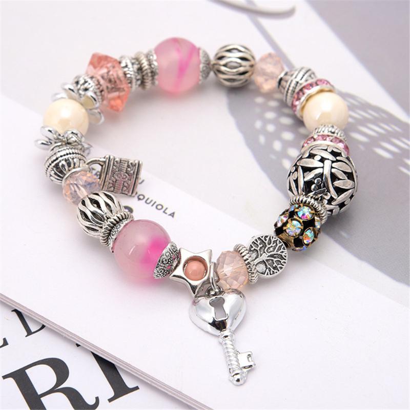 Hot Sale 2Pcs New Bohemian Summer Natural Stone Lady Heart Key Beaded Hand String Bracelet Drop Shipping
Hot Sale 2Pcs New Bohemian Summer Natural Stone Lady Heart Key Beaded Hand String Bracelet Drop Shipping