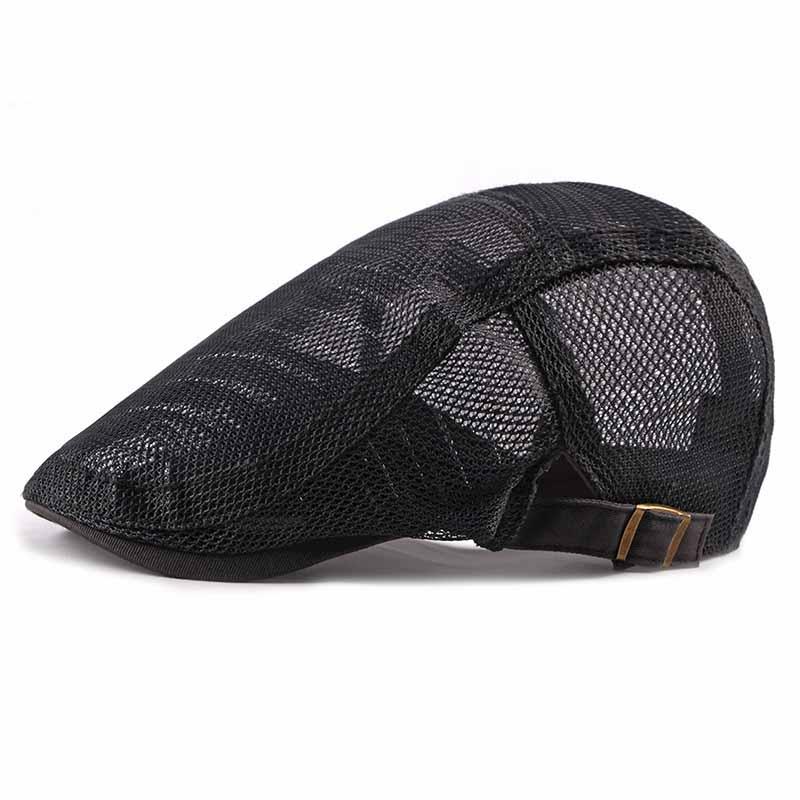 Breathable Mesh Summer Hat Newsboy Beret Ivy Cap Cabbie Flat Cap Adjustable Leisure Mens Hat, White
Breathable Mesh Summer Hat Newsboy Beret Ivy Cap Cabbie Flat Cap Adjustable Leisure Mens Hat, White