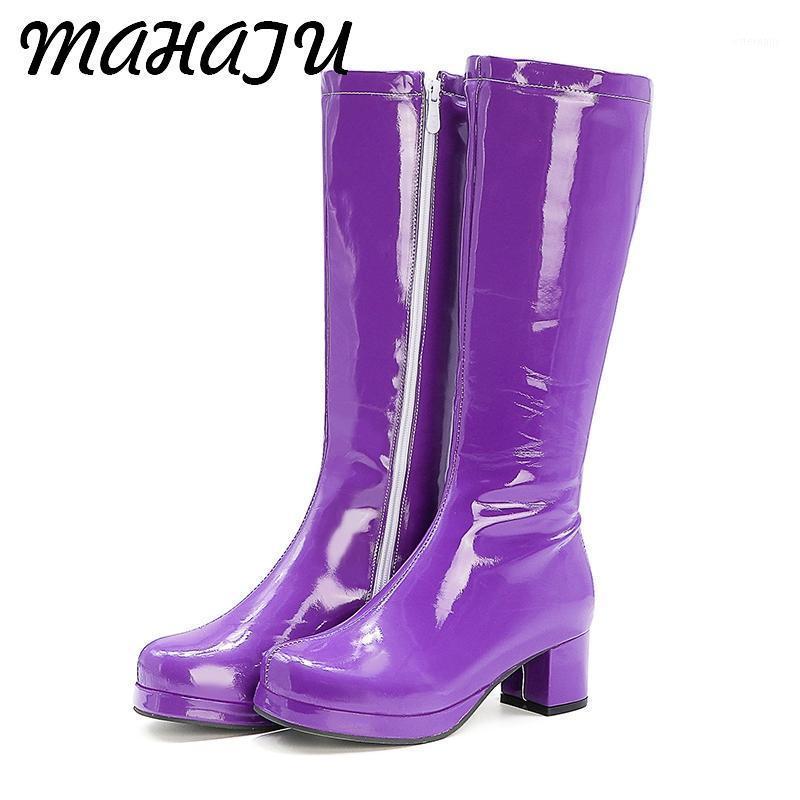 New Hot Women High Keen Boots Patent Leather Waterproof Knee High Boots White Red Party Fetish Boot Women's Shoes Autumn Winter1, Black
New Hot Women High Keen Boots Patent Leather Waterproof Knee High Boots White Red Party Fetish Boot Women's Shoes Autumn Winter1, Black