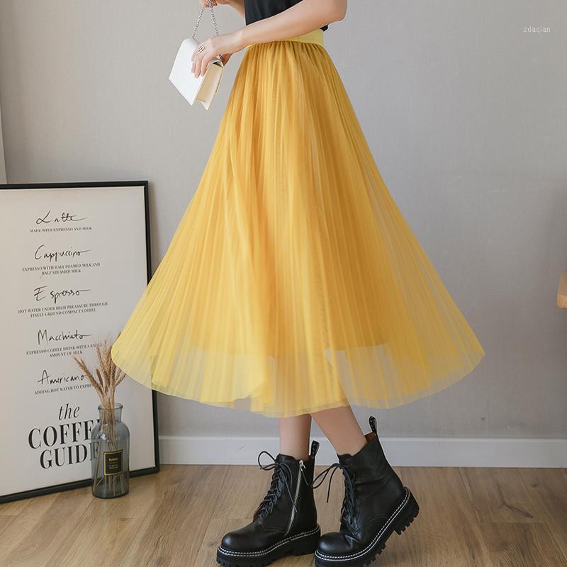 New Spring Elastic High Waist Women Tulle Skirt Fashion Summer Ladies Mesh Long Skirt Elegant Korean Maxi A line Pleated1, Black
New Spring Elastic High Waist Women Tulle Skirt Fashion Summer Ladies Mesh Long Skirt Elegant Korean Maxi A line Pleated1, Black