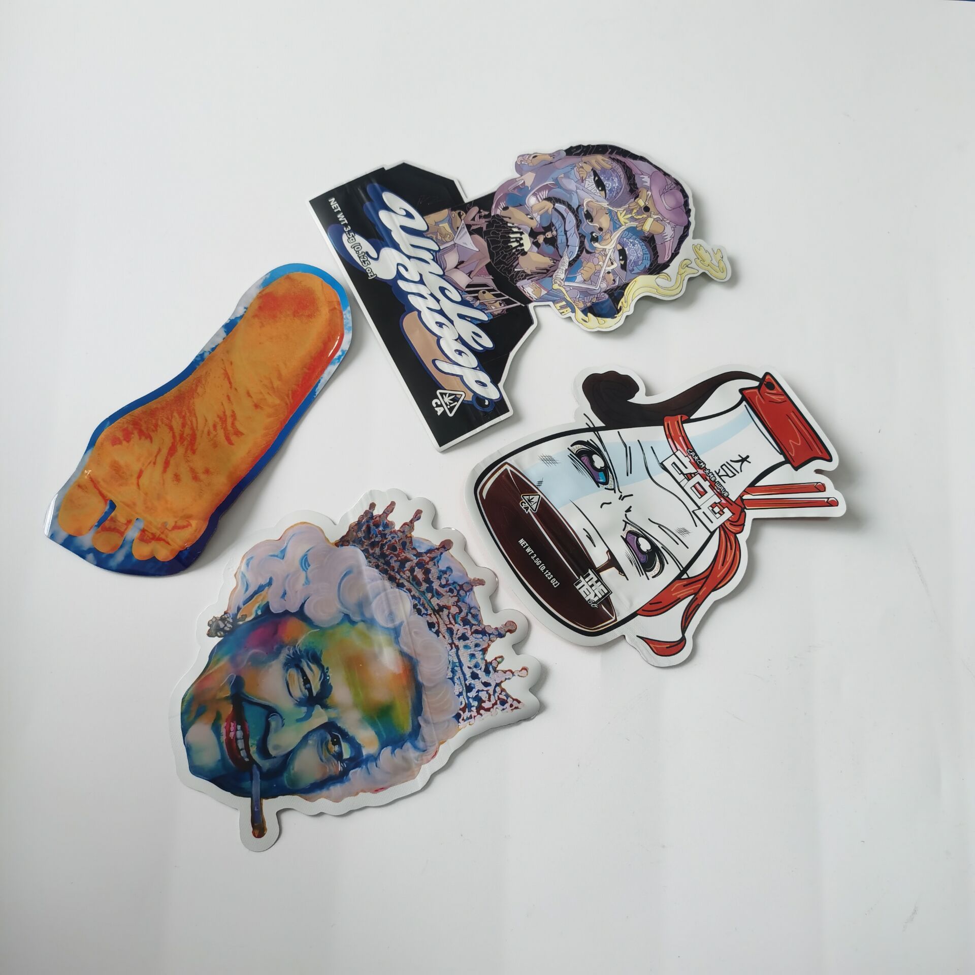 Special-shaped Packaging Bags Eco Friendly Smell Proof 420 3.5g Mylar Runtz 710 Custom jllPbs
Special-shaped Packaging Bags Eco Friendly Smell Proof 420 3.5g Mylar Runtz 710 Custom jllPbs