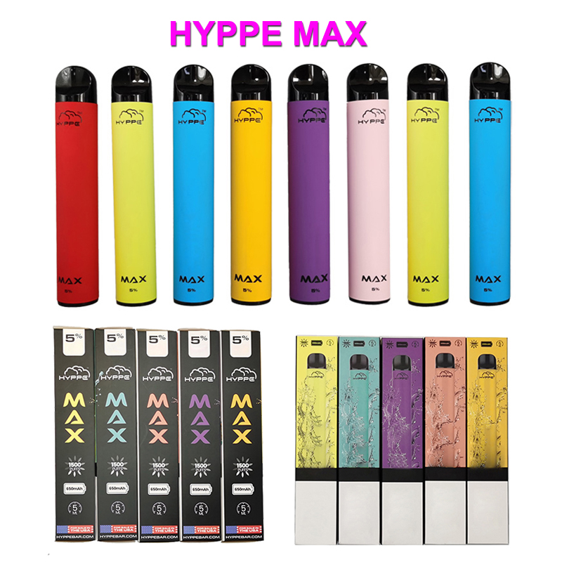 Hyppe MAX Disposable Device Pod Starter Kit 1500Puffs Prefilled 5ml Cartridge Vaporizer Vape Pen Electronic e Cigarette 650mah Battery Empty
Hyppe MAX Disposable Device Pod Starter Kit 1500Puffs Prefilled 5ml Cartridge Vaporizer Vape Pen Electronic e Cigarette 650mah Battery Empty