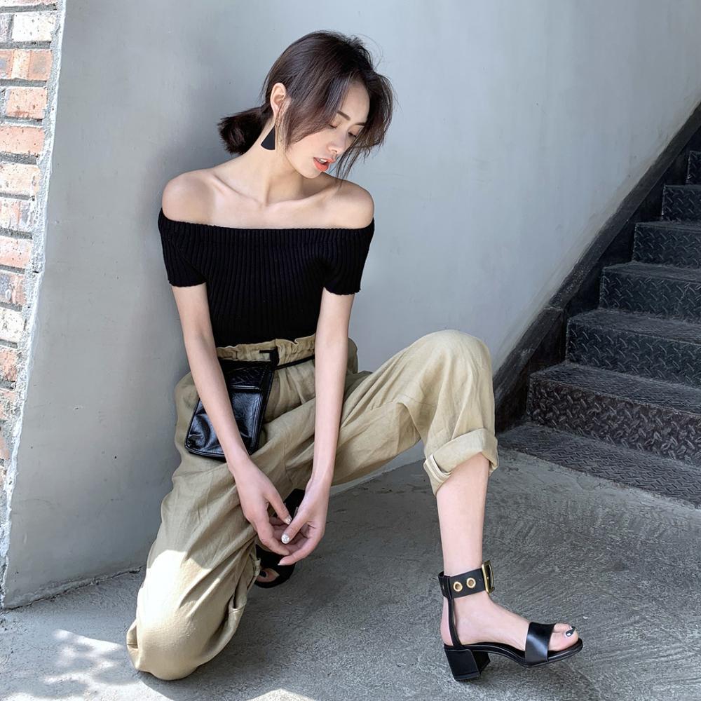 2021 The New Genuine Leather Ankle Braces Open-toed Chunky Heel Slingshot Sandals As Shoes Women Bfsp, White
2021 The New Genuine Leather Ankle Braces Open-toed Chunky Heel Slingshot Sandals As Shoes Women Bfsp, White