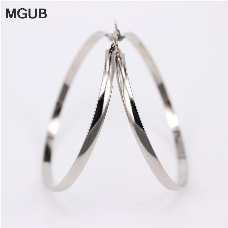 Smooth surface minimalist fashion jewelry earrings 60mm steel color Hot women exaggerated large sports and leisure LH6441
Smooth surface minimalist fashion jewelry earrings 60mm steel color Hot women exaggerated large sports and leisure LH6441