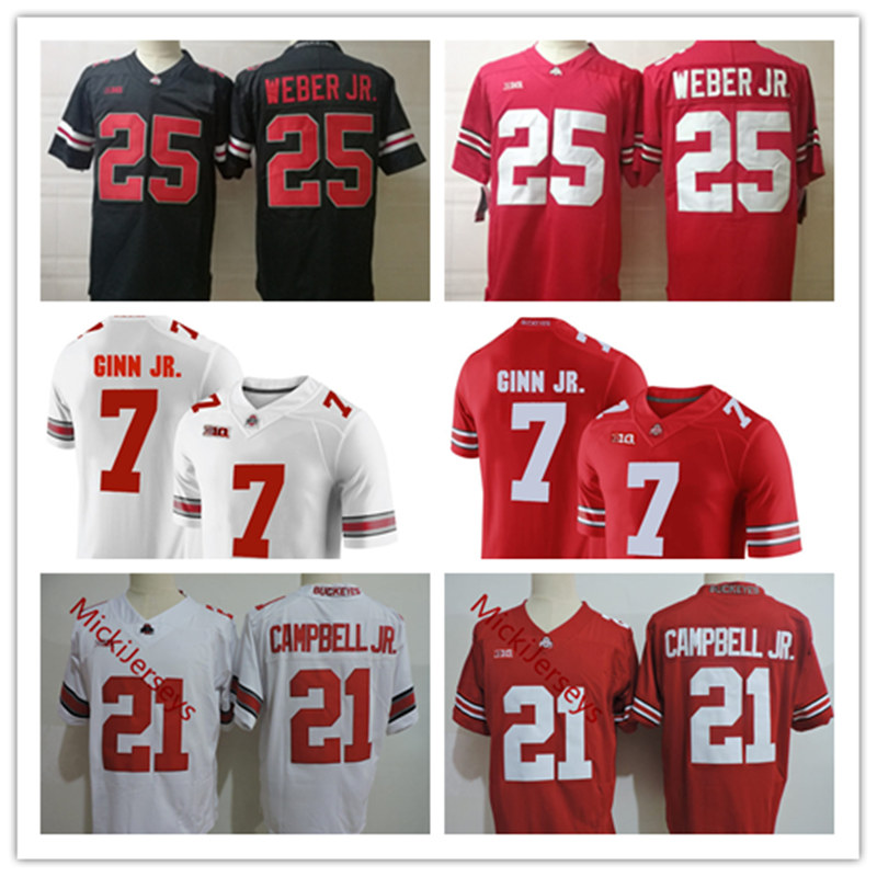 Mens Ohio State Buckeyes TED GINN JR. Football Jersey #21 Parris Campbell Jr. #25 Mike Weber Jr. Ohio Jersey s-3xl, Black
Mens Ohio State Buckeyes TED GINN JR. Football Jersey #21 Parris Campbell Jr. #25 Mike Weber Jr. Ohio Jersey s-3xl, Black