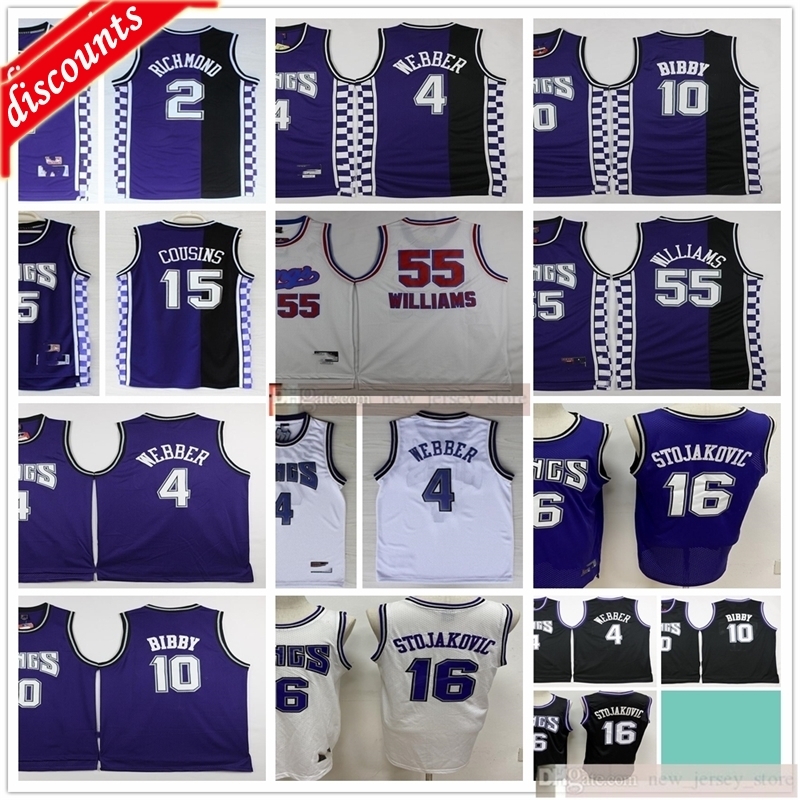 retro baskeball demarcus 15 cousins jerseys webber bibby stojakovic richmond jersey man purple white black for size sxxl, As the picture
retro baskeball demarcus 15 cousins jerseys webber bibby stojakovic richmond jersey man purple white black for size sxxl, As the picture