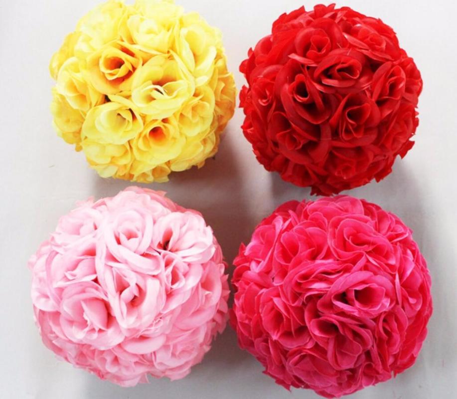 20cm*5pcs Rose Kissing Ball Artificial Silk Flower For Wedding Party Holiday Venue Decoration, Pink
20cm*5pcs Rose Kissing Ball Artificial Silk Flower For Wedding Party Holiday Venue Decoration, Pink
