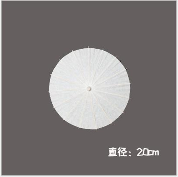 Bridal Wedding Parasols White Paper Umbrellas Chinese Mini Craft Umbrella 4 Diameter:20,30,40,60cm Wedding Decor Umbrellas For Wholesale