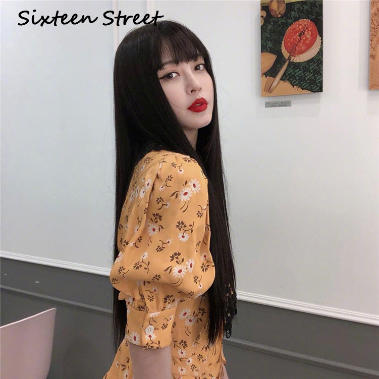 2021 New Summer Daisy Yellow Dress Printed Woman with v Puff Mid Sleeve Cleavage Runway Design Luxury Street Party Dresses I7ij, Blue
2021 New Summer Daisy Yellow Dress Printed Woman with v Puff Mid Sleeve Cleavage Runway Design Luxury Street Party Dresses I7ij, Blue