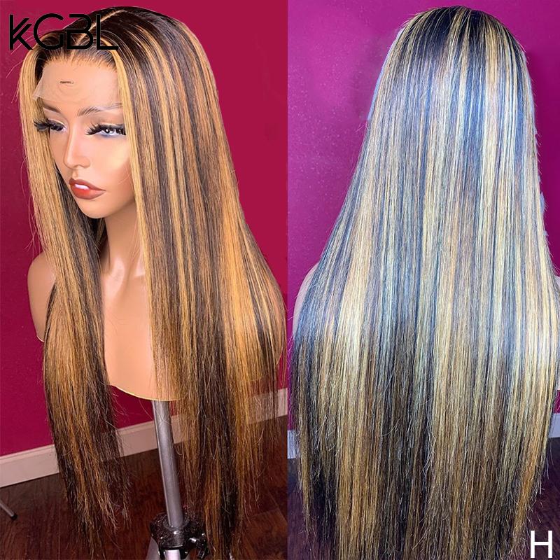 KGBL Highlight Straight T-part Lace Front Human Hair Wig With Baby Hair Brazilian 8-24'' Non-Remy 150% Density Wig Medium Ratio, T-part lace wig
KGBL Highlight Straight T-part Lace Front Human Hair Wig With Baby Hair Brazilian 8-24'' Non-Remy 150% Density Wig Medium Ratio, T-part lace wig
