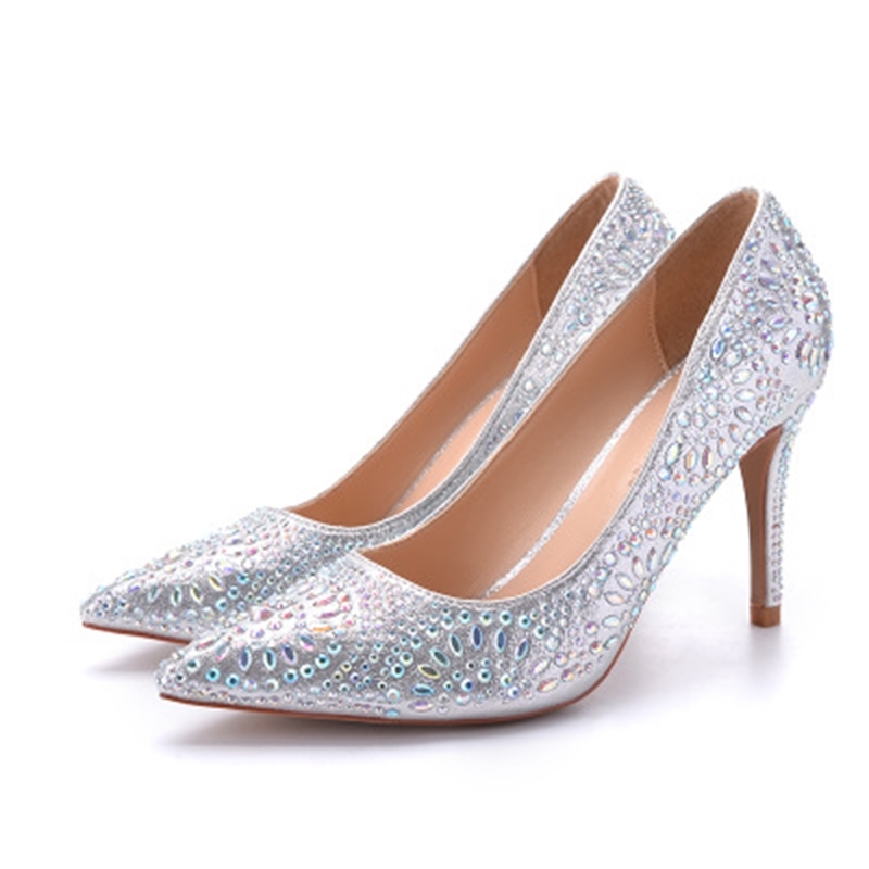 2020 Bling Crystal 2020 Ol Woman High-heel 7-9 Cm Stilettos Female Party Wedding Lady Fashion Office Shoes Xeyd, Heel7cm
2020 Bling Crystal 2020 Ol Woman High-heel 7-9 Cm Stilettos Female Party Wedding Lady Fashion Office Shoes Xeyd, Heel7cm