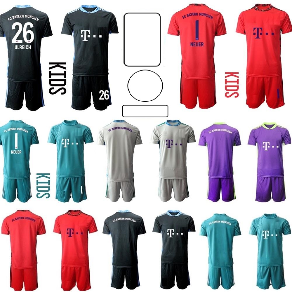 2020 2021 Men kit Soccer Jerseys youth boys children 1 NEUER 26 ULREICH kits Goalkeeper 20 21 Football Shirt, As shown in illustration
2020 2021 Men kit Soccer Jerseys youth boys children 1 NEUER 26 ULREICH kits Goalkeeper 20 21 Football Shirt, As shown in illustration