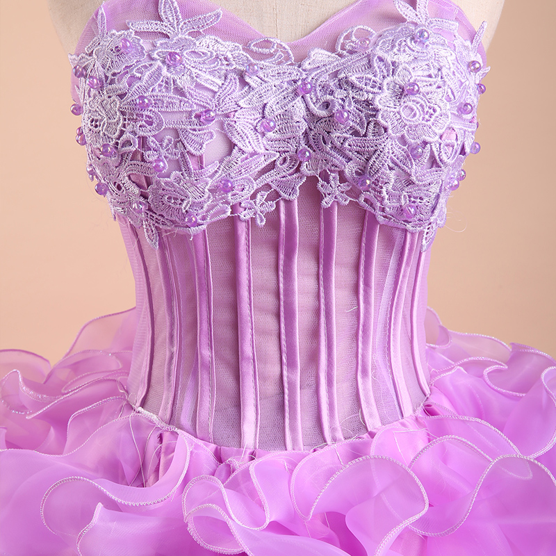 New Charming Puffy Lace Ball Gown Quinceanera Dresses 2020 Applique Sweet 16 Long Party Prom Gown Vestidos De 15 Anos