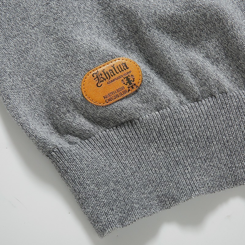 Mens Cotton Sweater Pullovers Men Oneck Sweaters Jumper black Autumn Thin Male Solid Knitting Clothing Grey Black M3xl New T200101