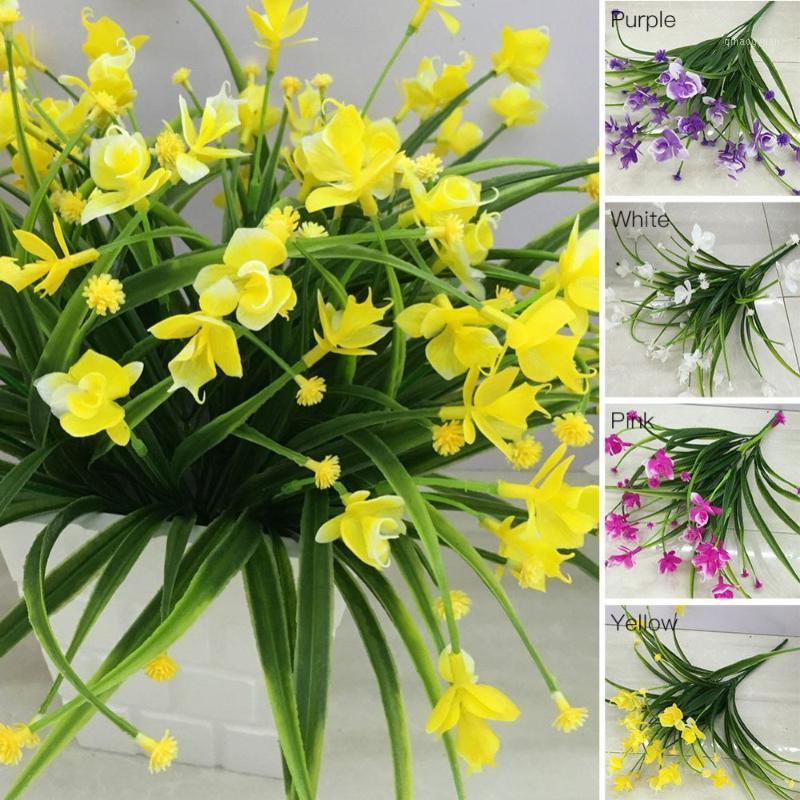 1 Bunch(1 Bunch=21Head) Artificial Flowers With Leaf Wedding Decoration Simulation Phalaenopsis Flower Home Decor1, Yellow
1 Bunch(1 Bunch=21Head) Artificial Flowers With Leaf Wedding Decoration Simulation Phalaenopsis Flower Home Decor1, Yellow
