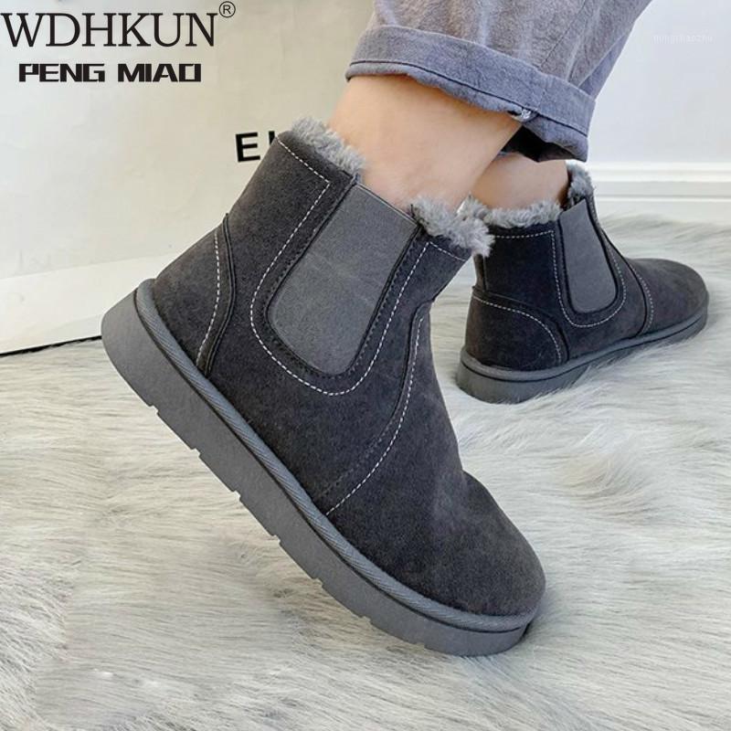 Women Winter Snow Boot Plush Shoes Women's Ankle Boots Suede Woman Elastic Band Slip on Ladies Platform Casual Short Boot Female1, Gray
Women Winter Snow Boot Plush Shoes Women's Ankle Boots Suede Woman Elastic Band Slip on Ladies Platform Casual Short Boot Female1, Gray