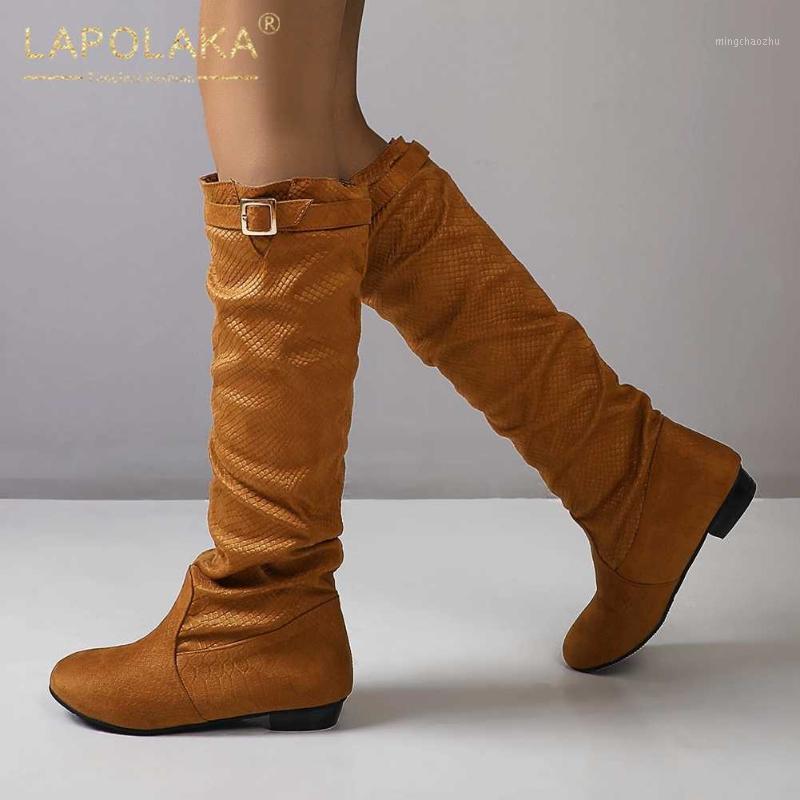LAPOLAKA 2020 plus Size 44 Leisure Comfortable Chunky Heels Winter Autumn Knee High Boots Female Shoes Woman1, Black
LAPOLAKA 2020 plus Size 44 Leisure Comfortable Chunky Heels Winter Autumn Knee High Boots Female Shoes Woman1, Black