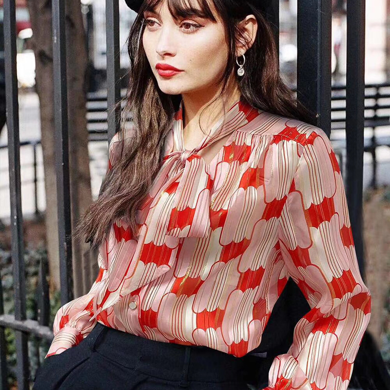 2021 Spring New Printing Bow Knot Long Sleeve Temperament High Quality Shirt Great Balance Half Skirt Two Female Tender Pieces 31v0, Multiple
2021 Spring New Printing Bow Knot Long Sleeve Temperament High Quality Shirt Great Balance Half Skirt Two Female Tender Pieces 31v0, Multiple