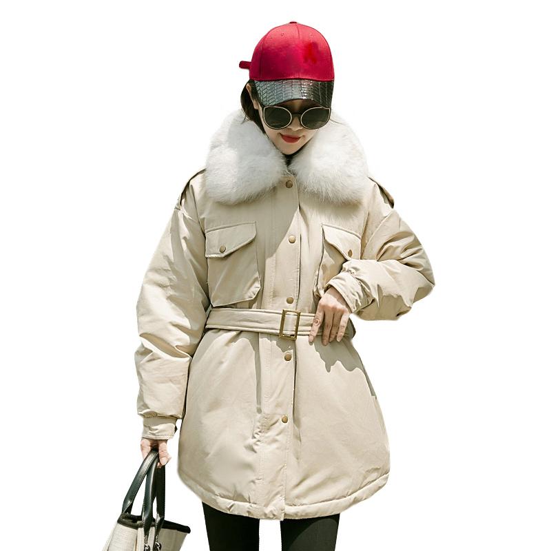 Real Fur 2020 Loose Women Winter Jacket Down Parka Warm Thicken Ladies Coat White Duck Down Jacket Female Long Coats, Beige
Real Fur 2020 Loose Women Winter Jacket Down Parka Warm Thicken Ladies Coat White Duck Down Jacket Female Long Coats, Beige