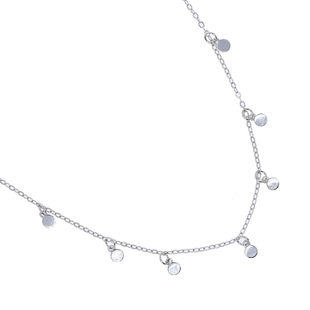 New arrived women lady short choker necklace with multi high polish round shape charm paved wedding necklace jewelry drop ship