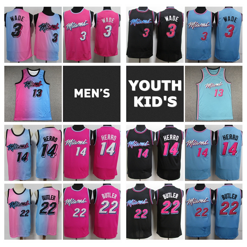 2021 Mens Youth Kids Dwyane 3 Wade 13 Bam Adebayo 14 Tyler Herro Jimmy 22 Butler Swingman Basketball Jersey Stitched MiamiH Jersey With Logo, Black;red
2021 Mens Youth Kids Dwyane 3 Wade 13 Bam Adebayo 14 Tyler Herro Jimmy 22 Butler Swingman Basketball Jersey Stitched MiamiH Jersey With Logo, Black;red